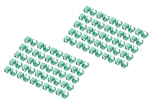 Digitus A-Cc-G, Färgkodningsklämma, Grön, Polyvinylklorid (Pvc), Cat5e/6, 100 Styck, 100 Mm