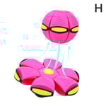 Flygande UFO platt kastskiva boll Magic Ball Toy Kid utomhus Blå Rose red