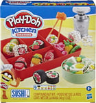 Play-Doh Kitchen Creations Sushi Play Food Set for Kids 3 Years and Up with Bent
