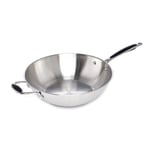 Wok tout inox 30 cm Excell'Inox Mathon