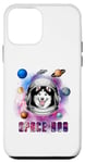 Coque pour iPhone 12 mini Astronaut Siberian Husky Dog In Space Galaxy Funny Dog Lover