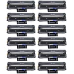 12 Black Toner Cartridge for Samsung Xpress SL M2020 M2022 M2026 M2070F MLTD111S