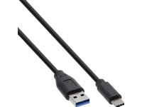 InLine B-35712, 2 m, USB A, USB C, USB 3.2 Gen 2 (3.1 Gen 2), 5000 Mbit/s, Svart