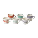 Royal Doulton 1815 Bold Mugs 450Ml/0.8Pt Set of 6