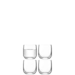 LSA Borough Shot Glass 75ml Clear | Set of 4 | Dishwasher Safe | BG01