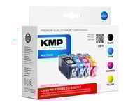 Kmp Multipack C81v - 4-Pack - Svart, Gul, Cyan, Magenta - Kompatibel - Bläckpatron (Alternativ För: Canon 4529B001, Canon 4541B001, Canon 4542B001, Canon 4543B001, Canon Cli-526C, Canon Cli-526M, Canon Cli-526Y, Canon Pgi-525Pgbk) - För Canon Pixma
