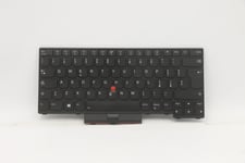 Lite-On - Ersättningstangentbord För Bärbar Dator - Med Trackpoint, Ultranav - Bakgrundsbelyst - Italiensk - För Thinkpad L14 Gen 1 20U1, 20U2, 20U5, 20U6