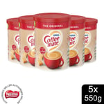 Nestle The Original Coffee-Mate Coffee Whitener Tin for Smooth & Creamy, 5x550g