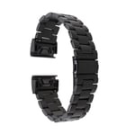 Watch Strap Replacement Compatible with Garmin Fenix 7X Solar 130-235mm Black