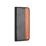 Lomogo Leather Wallet Case for iPhone 11 (6.1") with Stand Feature Card Holder Magnetic Closure, Shockproof Flip Case Cover for Apple iPhone 11 2019 - LORXU050030 Brown