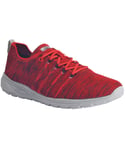 Regatta Mens Marine Life Lightweight Breathable Trainers - Red - Size UK 9.5