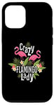 iPhone 15 Pro Crazy Flamingo Shirt Crazy Bird Lady Flamingos Flamingo Lady Case