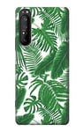 Paper Palm Monstera Case Cover For Sony Xperia 1 II