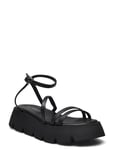 Clover Shoes Summer Shoes Platform Sandals Black Pavement