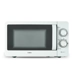 Manual Microwave Oven White 5 Power Levels 35-Minute Timer Defrost 20L 800W