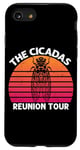 Coque pour iPhone SE (2020) / 7 / 8 Cigale drôle, The Cicadas Reunion Tour, Rétro Sunset