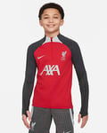 Liverpool F.C. Strike Older Kids' Nike Dri-FIT Football Drill Top