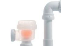 Vattenlås med plastkula 32 mm PP - för ventilationsaggregat