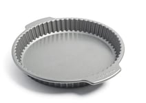 KitchenAid Bakeware Aluminized Steel PFAS-Free Nonstick 28 cm Quiche Pan, Oven Safe, Dishwasher Safe, Grey
