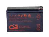 CSB Battery UPS 12460 high-rate UPS12460F2 Blybatteri 12 V 9,6 Ah Blyfilt (B x H x D) 151 x 99 x 65 mm Plattkontakt 6,35 mm Underhållsfritt, låg självurladdning