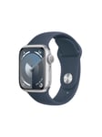 Apple Watch Series 9 GPS, 41mm, Aluminium Case, Sport Band, Medium-Large