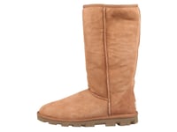 UGG Australia women's winter boots brown wool sole rubber EU 40 UK 7.5 US 9