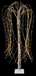 Premier 1.2m Brown Flocked Willow Tree With LED