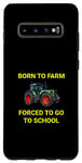 Coque pour Galaxy S10+ Agriculteur Tracteur Paysan Agriculture Enfants Cadeaux