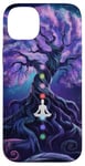 Chakra Méditation Arbre Nature Univers Éléments Coque pour iPhone 14 Plus
