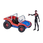 Véhicule Spider-Mobile et figurine Miles Morales a l'échelle de 15 cm, jouets Marvel Spider-Man, des 4 ans - Neuf