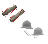 FIND A SPARE Pack Of 2 Brushroll & End Caps Kit For Gtech Airram AR01 AR02 DM001 K9 Vacuum Cleaner