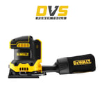 DeWalt DCW200N-XJ Cordless Brushless 18V XR Li-ion 1/4 Sheet Sander Body Only