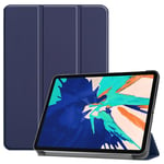 Flipfodral för iPad Pro 12.9-tum 2020 Sleep/ Wake-up funktion blå