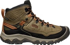 Keen Men's Targhee IV Mid Waterproof Sea Turtle/Roasted Pecan, 40