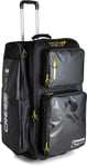 Cressi Moby 7 Trolley Bag Sac à roulettes avec Bretelles Robuste et Spacieux Unisex-Adult, Noir/Jaune, 115 L