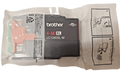 Original Brother LC1280XL High Capacity Magenta Ink Cartridge, LC-1280XLM