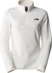 The North Face The North Face Women's 100 Glacier 1/4 Zip White Dune XS, White Dune