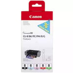 Canon CLI-8 BK/PC/PM/R/G Multi Pack