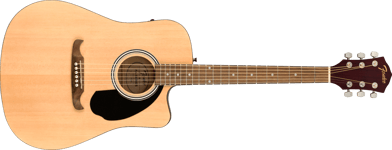 Fender FA-125CE Dreadnought Western gitarr (naturlig)