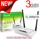 TP-Link TL-WR841N│300Mbps 4-Port Wireless N Router│WPA/ WPA2 │IP QoS│Easy Setup