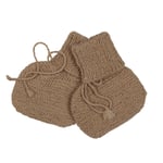 HUTTEliHUT BABY socks alpaca wool – nougat - 0-3m