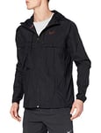 Nike M NK HD FZ JKT PX Sweat-Shirt Homme, Black/Black/Black/(Team Orange), FR : S (Taille Fabricant : S)
