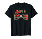 Boyd Scottish clan Family Kilt Tartan Lion T-Shirt