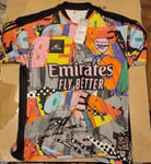 Arsenal Football Jersey Shirt Tiro Pride Love Unites Adidas Unisex XS BNWT NEW