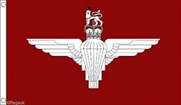 1000 Flags British Army Parachute Regiment Paras Flag 5'x3' (150cm x 90cm) - Woven Polyester