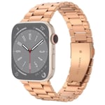 Klockarmband rostfritt stål Apple Watch 9 (45mm) - Rosé