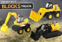 KIDS XTREAME CONSTRUCTION TRUCK Block Lego Truck DIY Toy Building Vehicle Gift