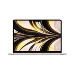 Apple MacBook Air 13" M2 8 Gt, 1 Tt 2022 -kannettava, tähtivalkea (MLY23)