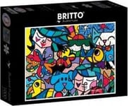 Bluebird Puzzle 1000 Puzzle Romero Britto, A Garden Full Of Colors