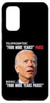 Coque pour Galaxy S20 Funny Biden Four More Years Teleprompter Trump Parodie